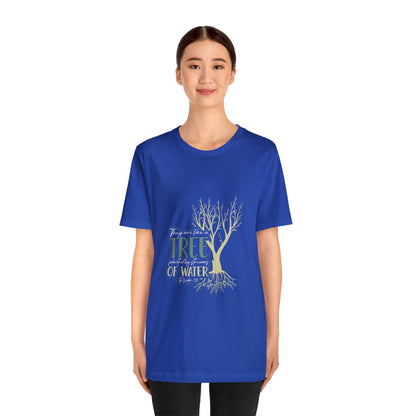 "Rooted in Faith" - Unisex Jersey Short Sleeve Tee