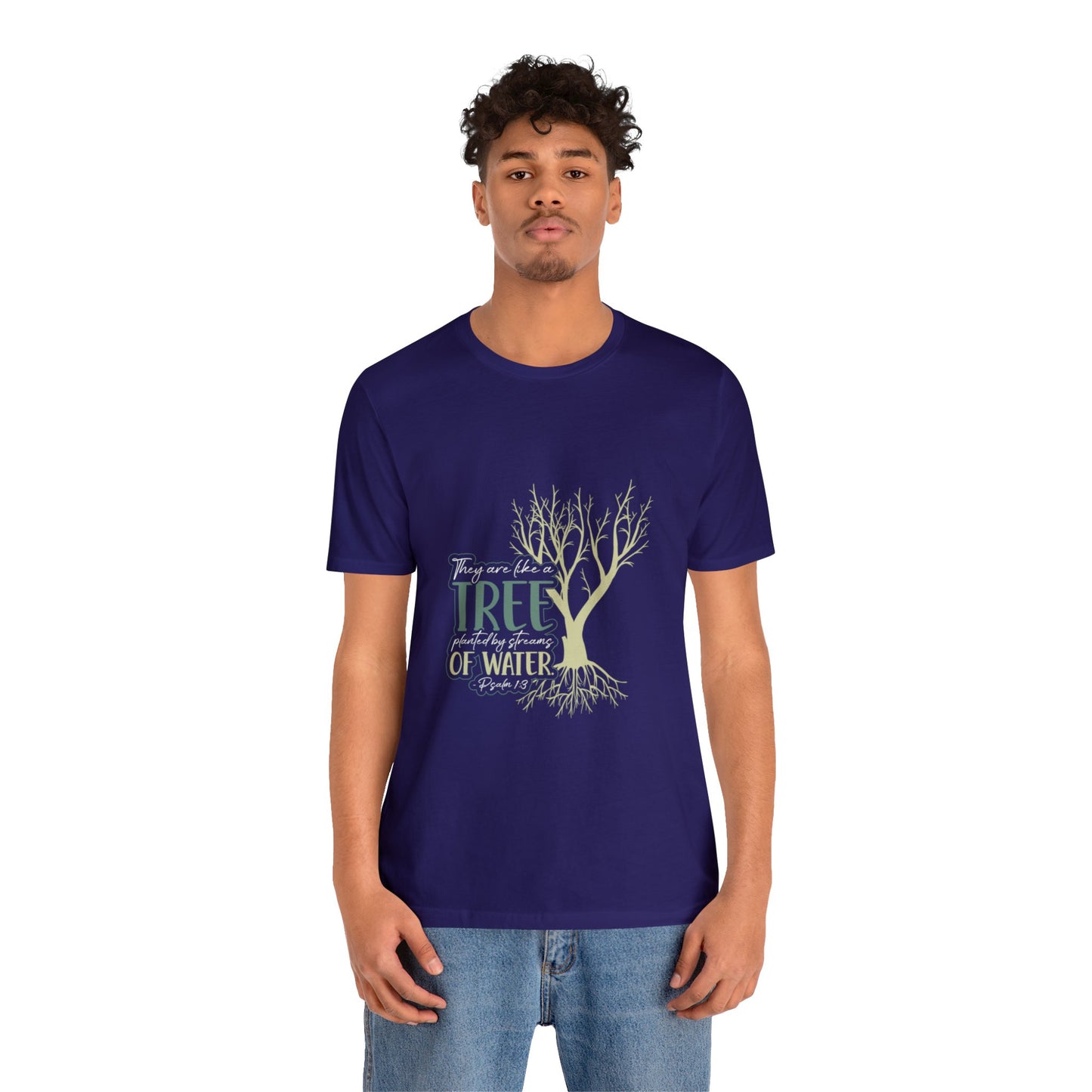 "Rooted in Faith" - Unisex Jersey Short Sleeve Tee