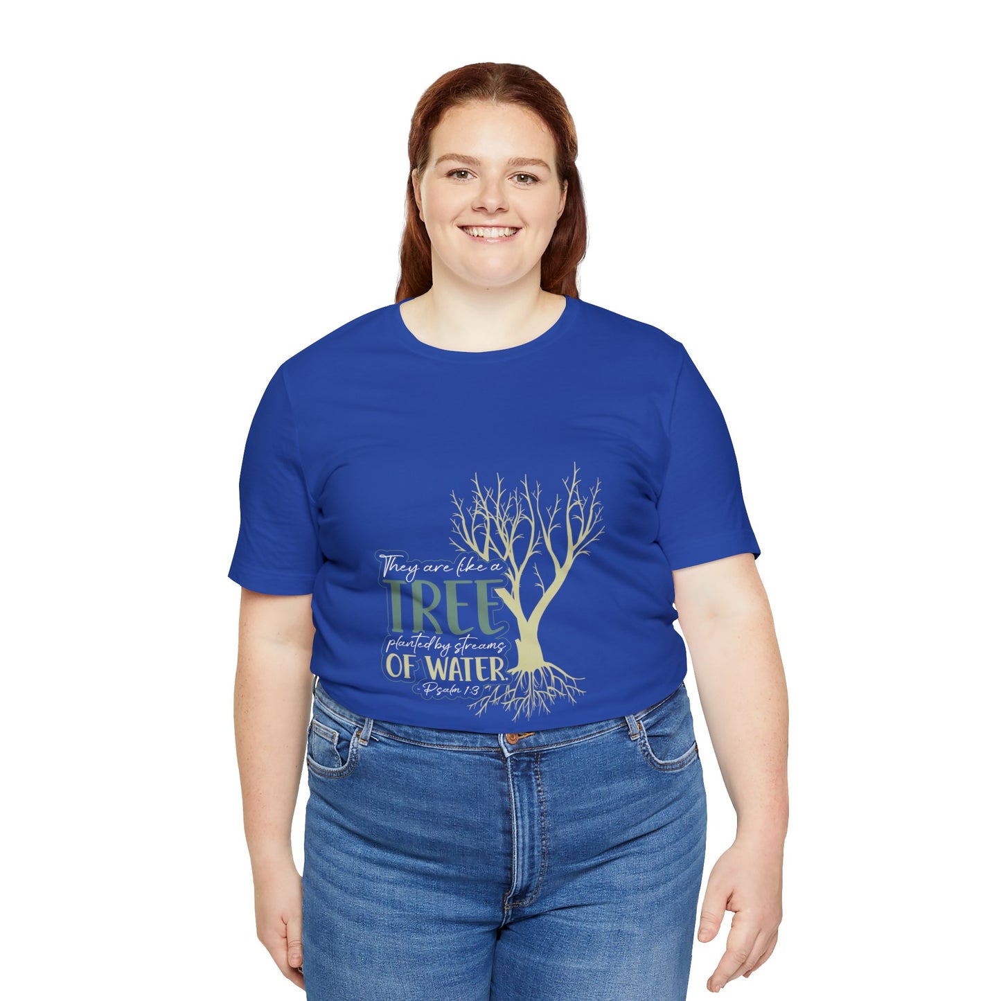 "Rooted in Faith" - Unisex Jersey Short Sleeve Tee