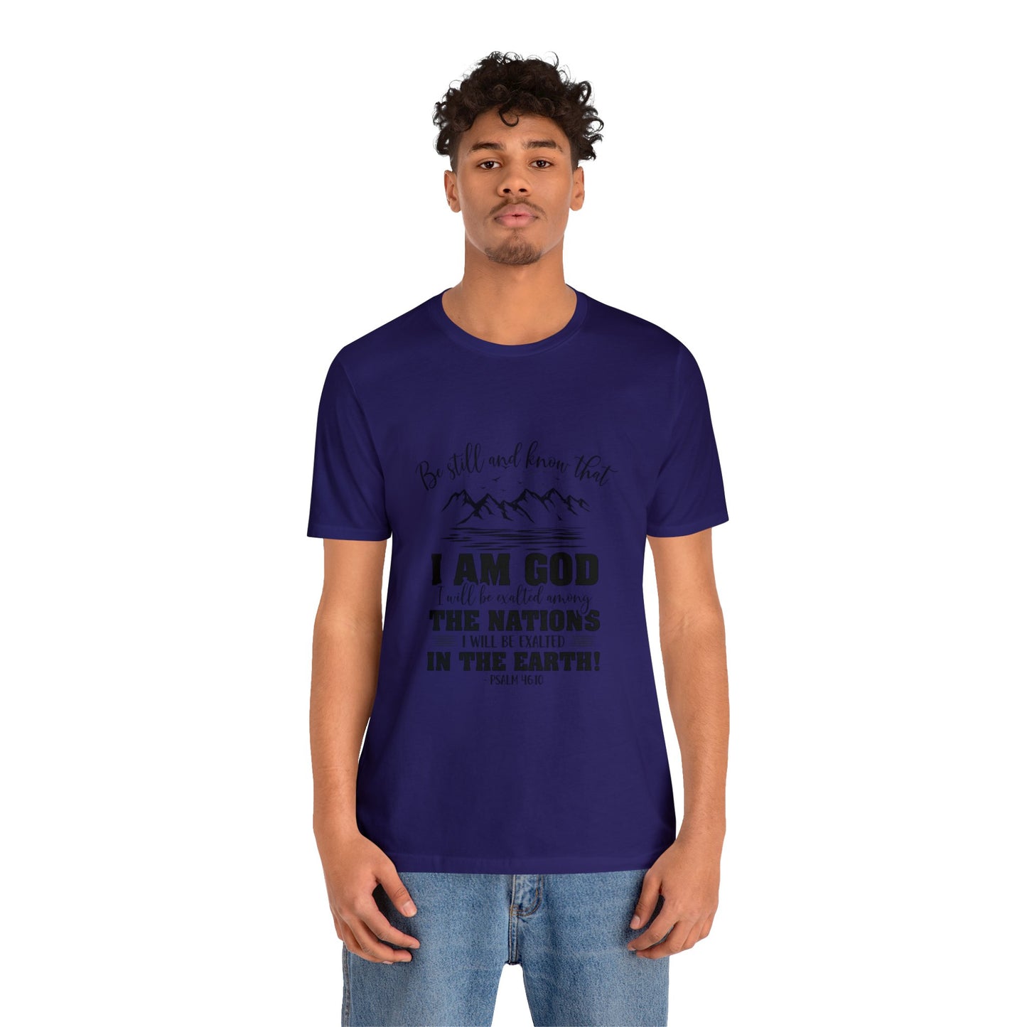 "Stillness in the Divine" - Unisex Jersey Short Sleeve Tee