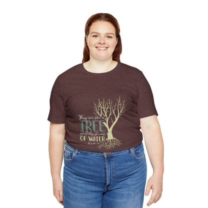 "Rooted in Faith" - Unisex Jersey Short Sleeve Tee