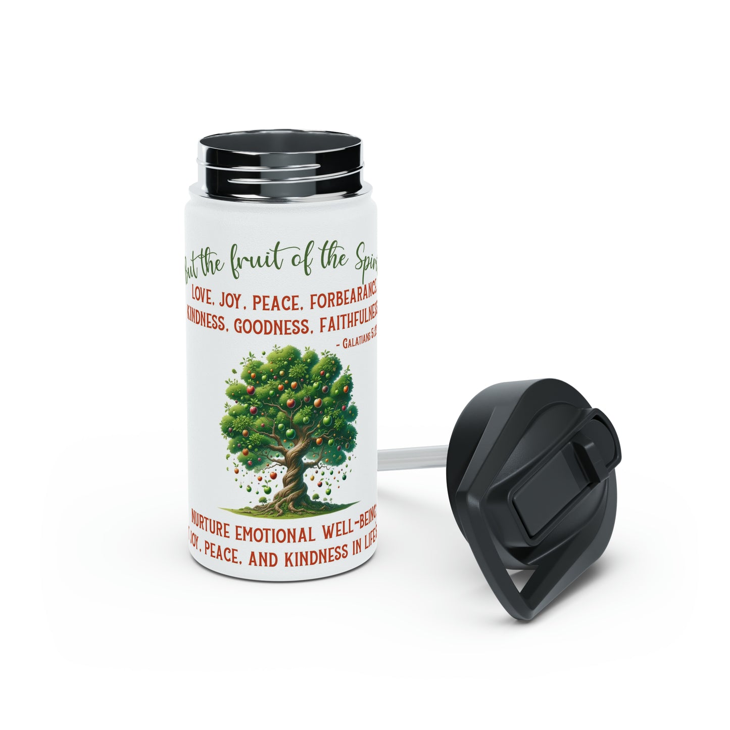 "Fruit of the Spirit" - Stainless Steel Water Bottle