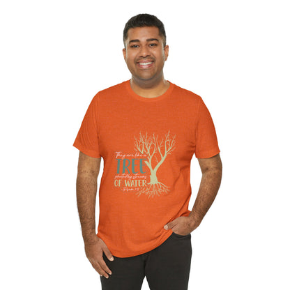 "Rooted in Faith" - Unisex Jersey Short Sleeve Tee