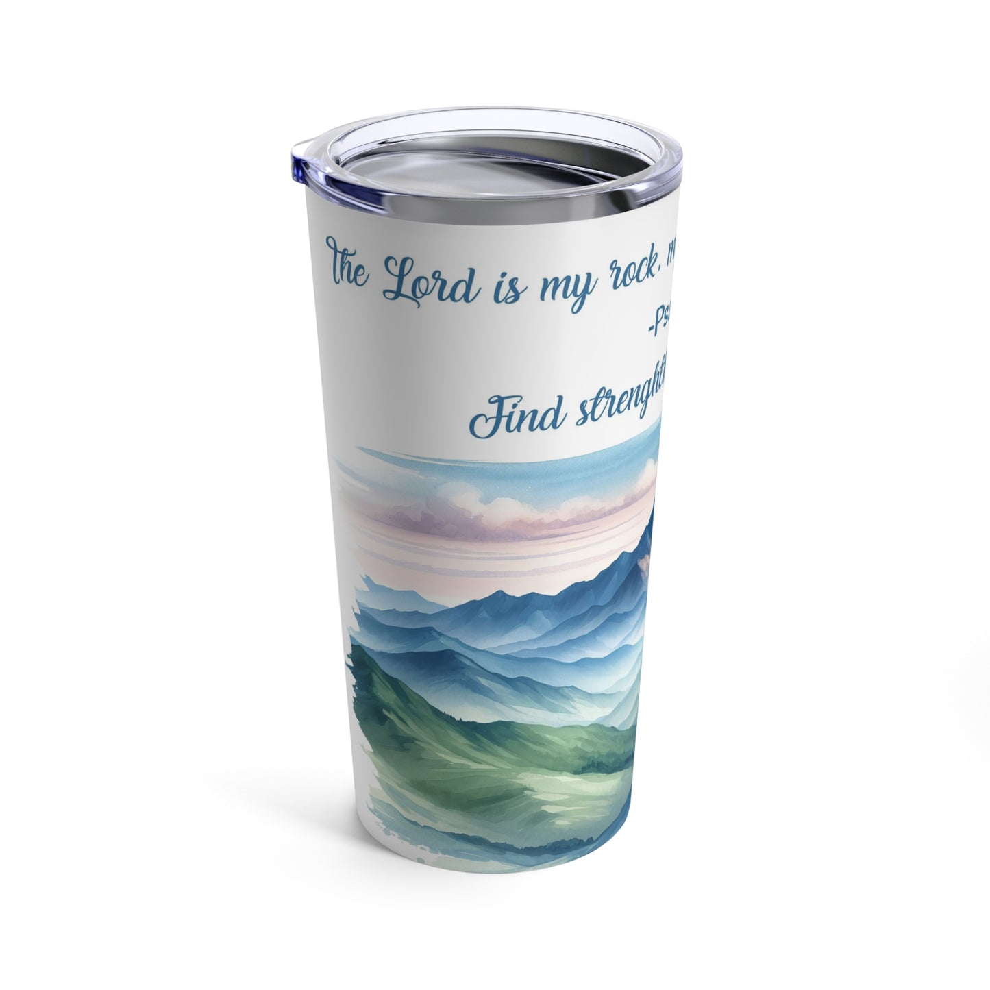 "Strength in the Storm" Stainless Steel Tumbler