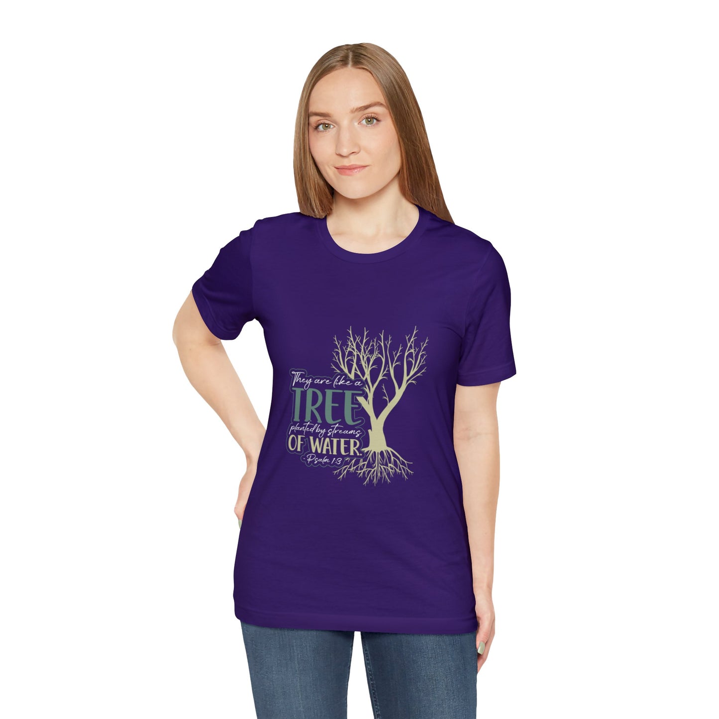 "Rooted in Faith" - Unisex Jersey Short Sleeve Tee
