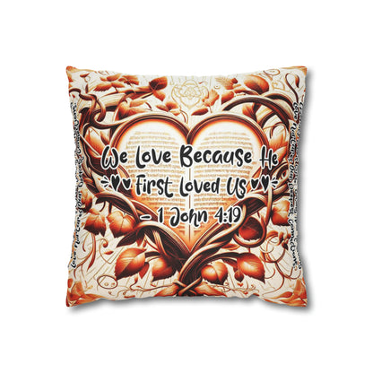 Eternal Embrace Square Pillowcase