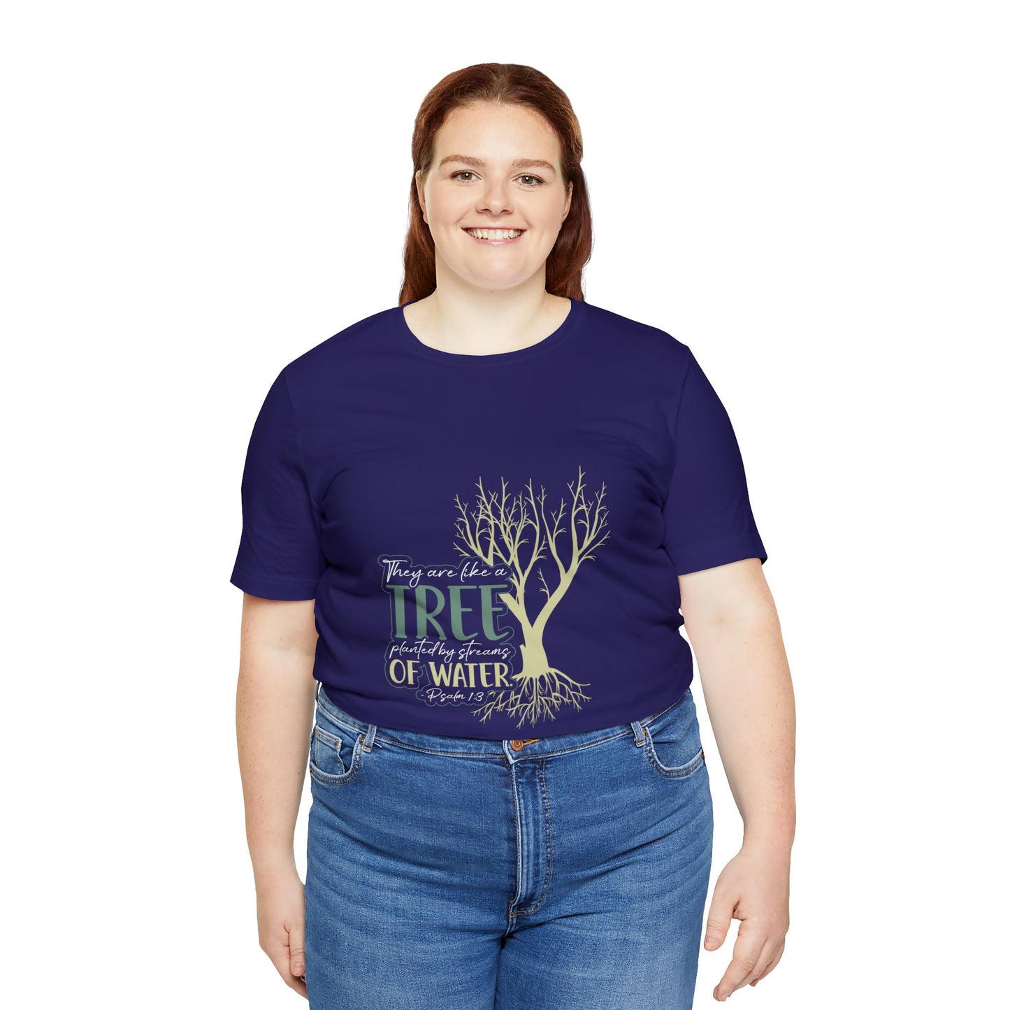 "Rooted in Faith" - Unisex Jersey Short Sleeve Tee