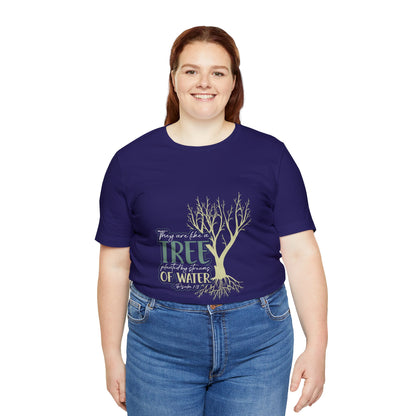 "Rooted in Faith" - Unisex Jersey Short Sleeve Tee