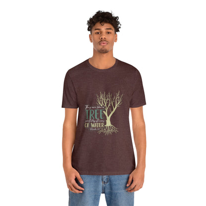 "Rooted in Faith" - Unisex Jersey Short Sleeve Tee