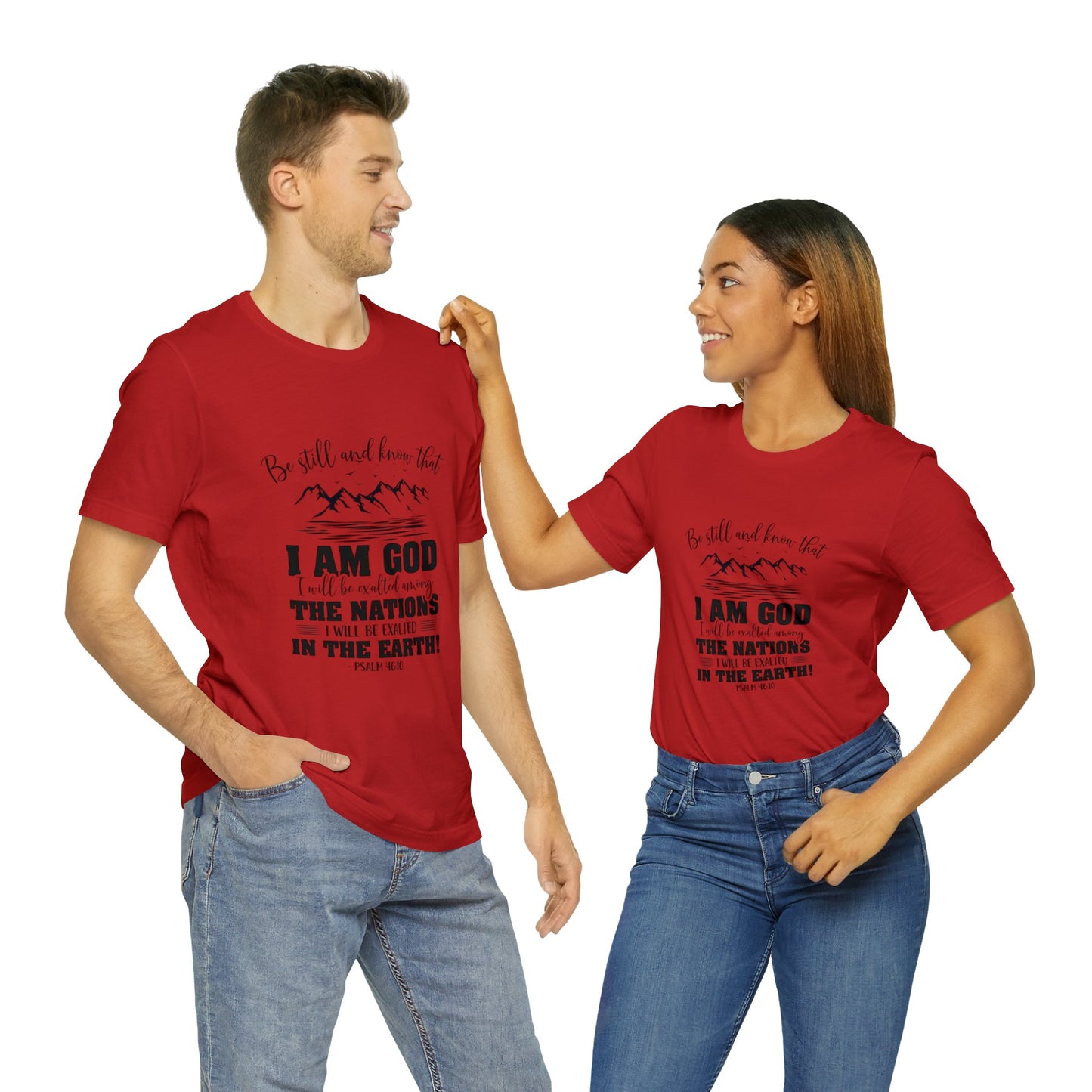 "Stillness in the Divine" - Unisex Jersey Short Sleeve Tee