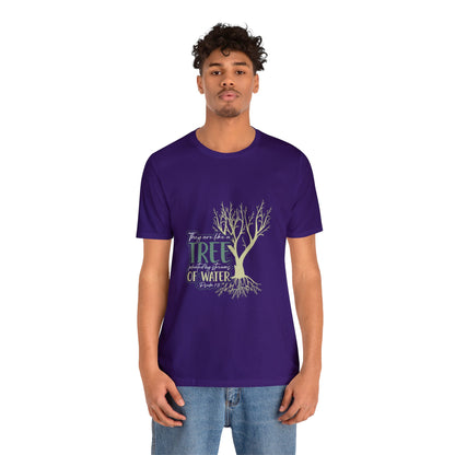 "Rooted in Faith" - Unisex Jersey Short Sleeve Tee