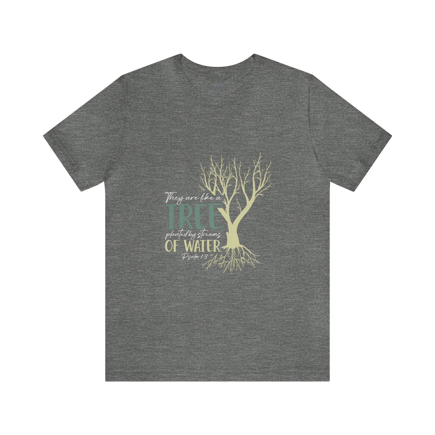 "Rooted in Faith" - Unisex Jersey Short Sleeve Tee