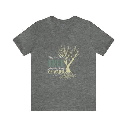 "Rooted in Faith" - Unisex Jersey Short Sleeve Tee