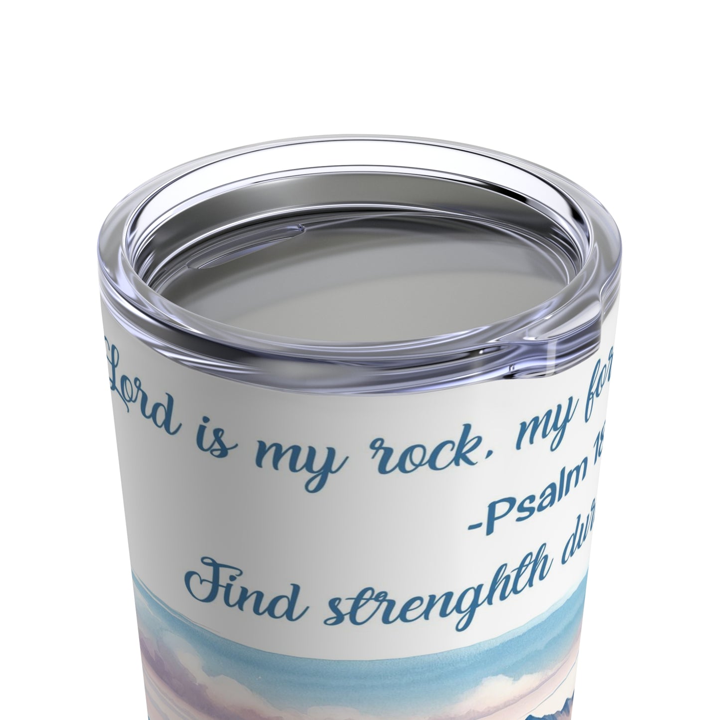 "Strength in the Storm" Stainless Steel Tumbler