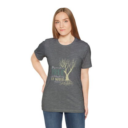 "Rooted in Faith" - Unisex Jersey Short Sleeve Tee