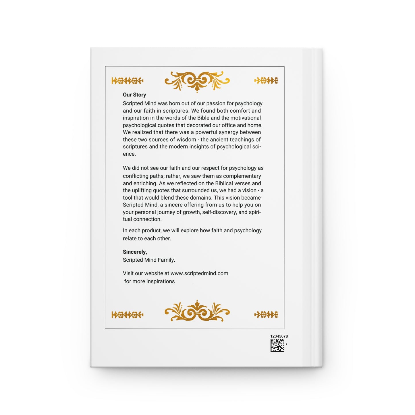 Scripted Mind Notebook - Matte Hardcover