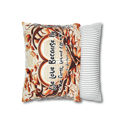 Eternal Embrace Square Pillowcase