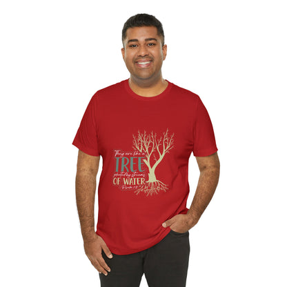 "Rooted in Faith" - Unisex Jersey Short Sleeve Tee