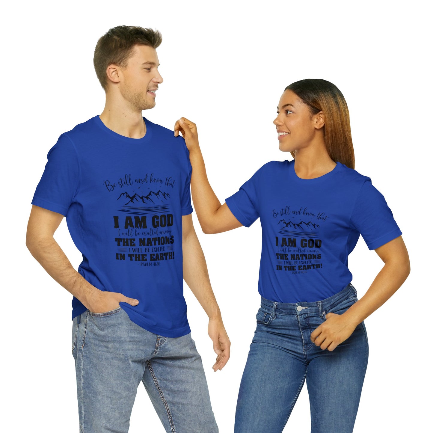"Stillness in the Divine" - Unisex Jersey Short Sleeve Tee