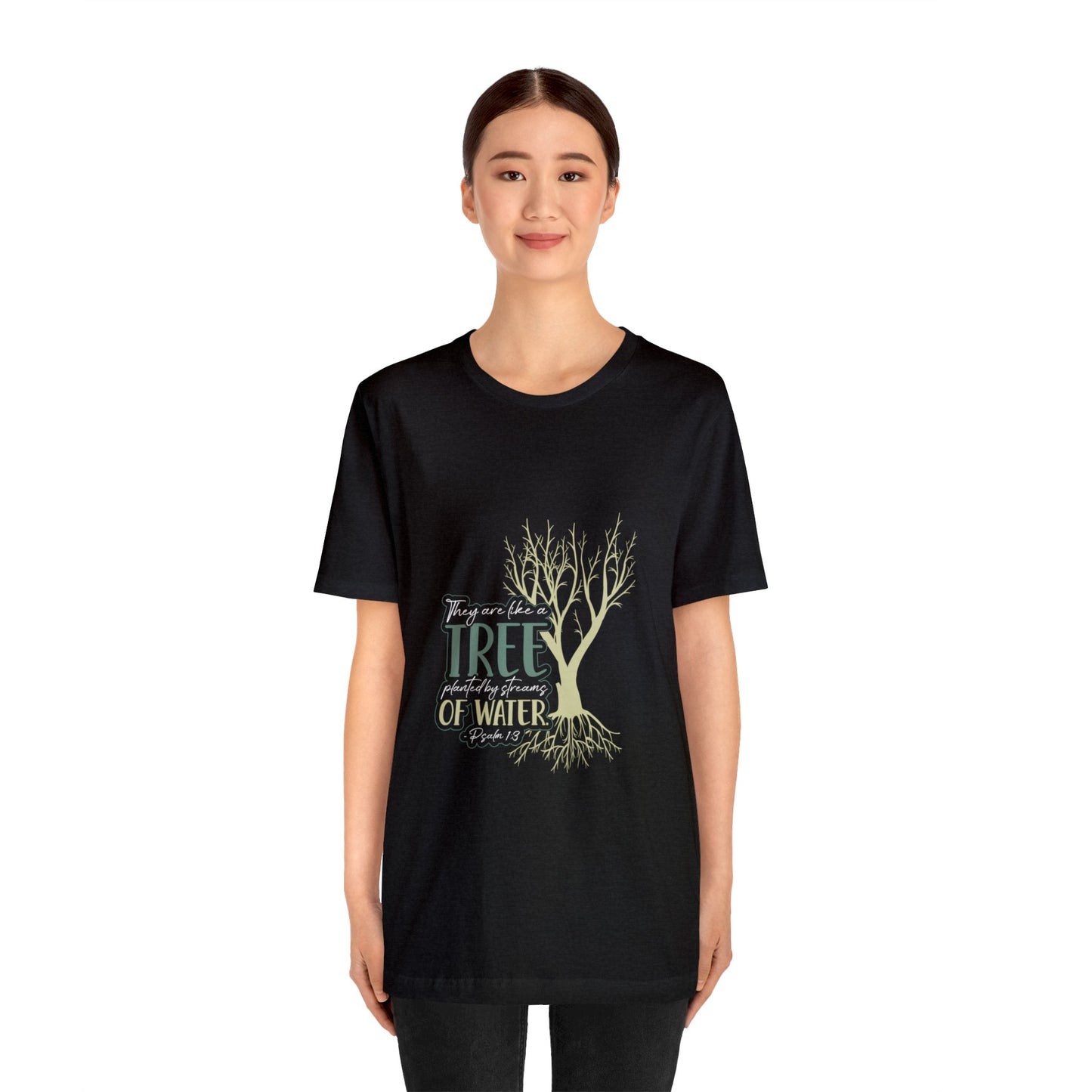 "Rooted in Faith" - Unisex Jersey Short Sleeve Tee