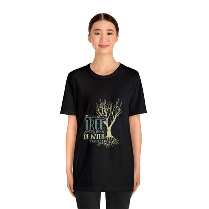 "Rooted in Faith" - Unisex Jersey Short Sleeve Tee