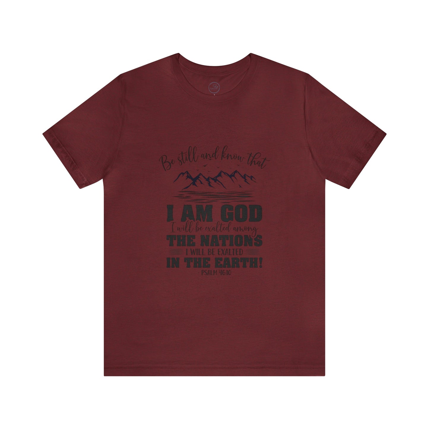 "Stillness in the Divine" - Unisex Jersey Short Sleeve Tee
