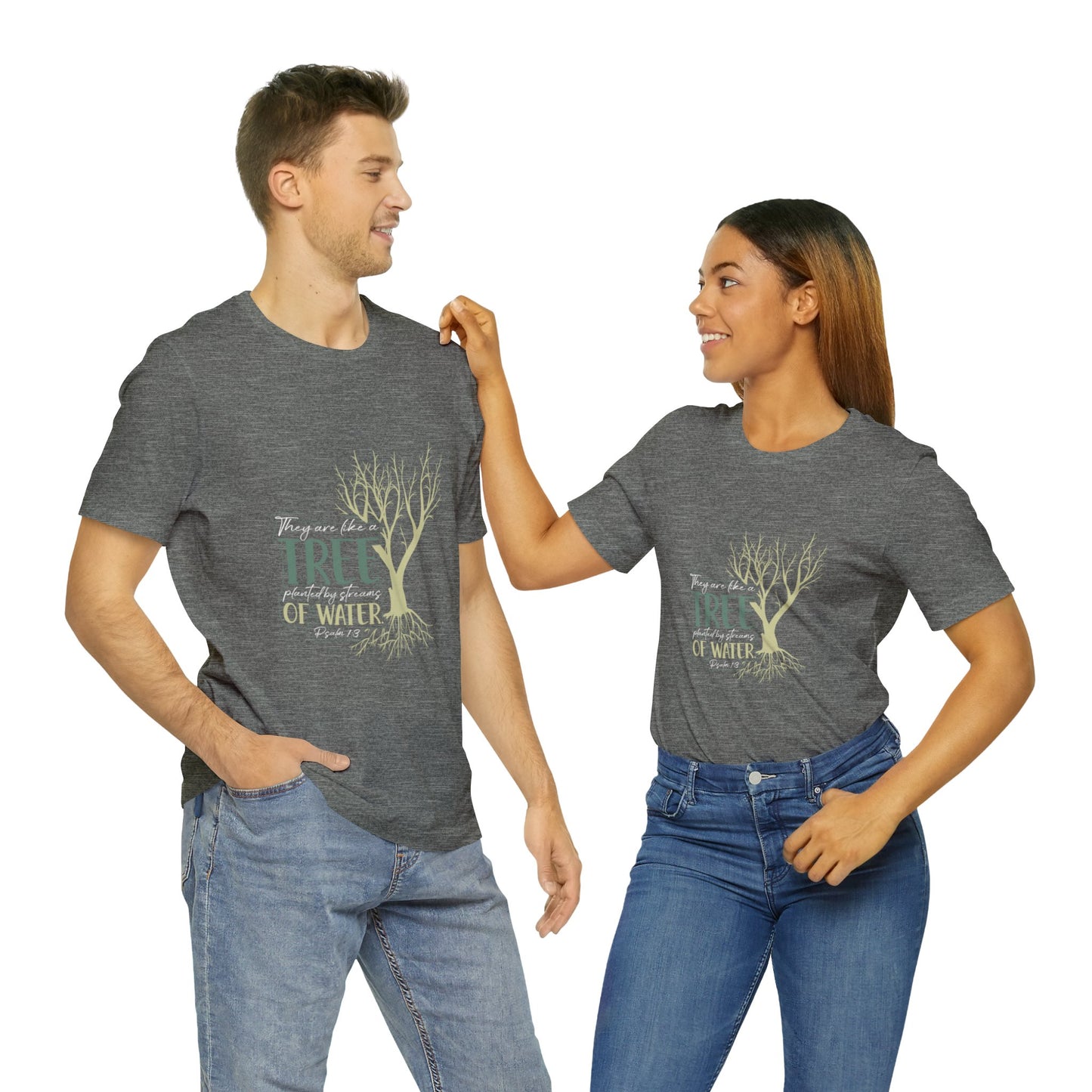 "Rooted in Faith" - Unisex Jersey Short Sleeve Tee