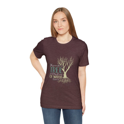 "Rooted in Faith" - Unisex Jersey Short Sleeve Tee