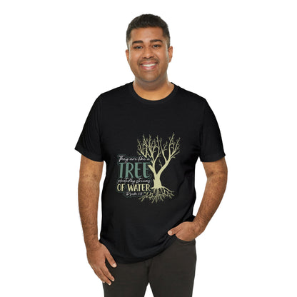 "Rooted in Faith" - Unisex Jersey Short Sleeve Tee