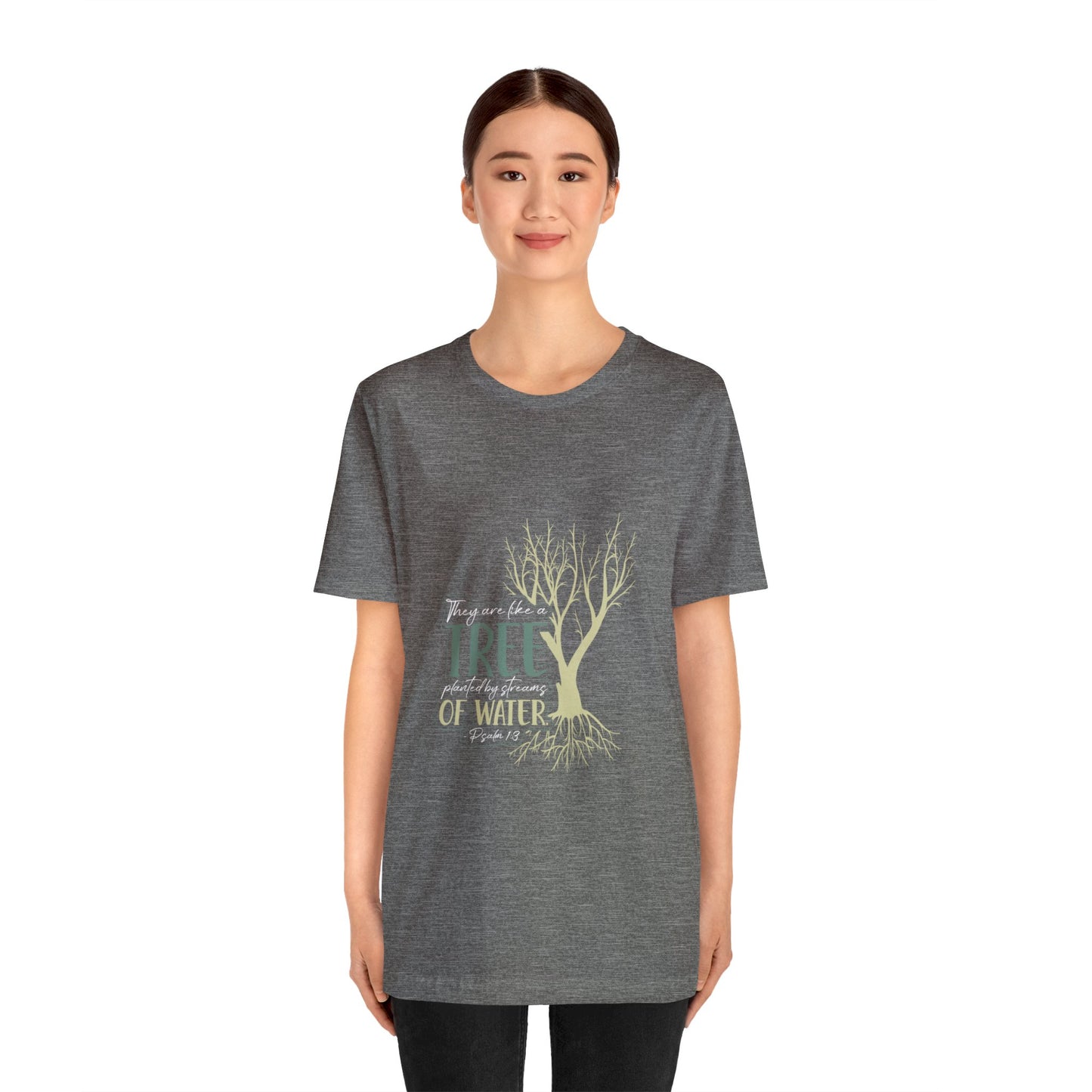 "Rooted in Faith" - Unisex Jersey Short Sleeve Tee