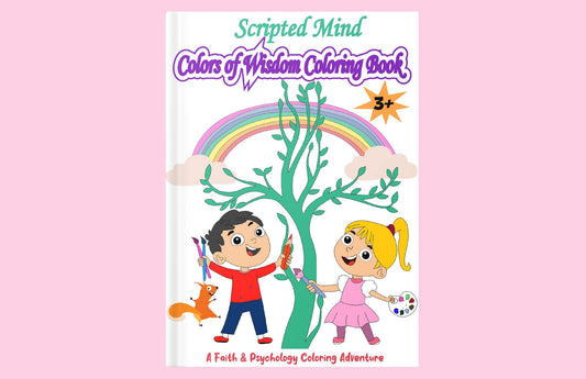 Scripted Mind Colors of Wisdom Coloring Book