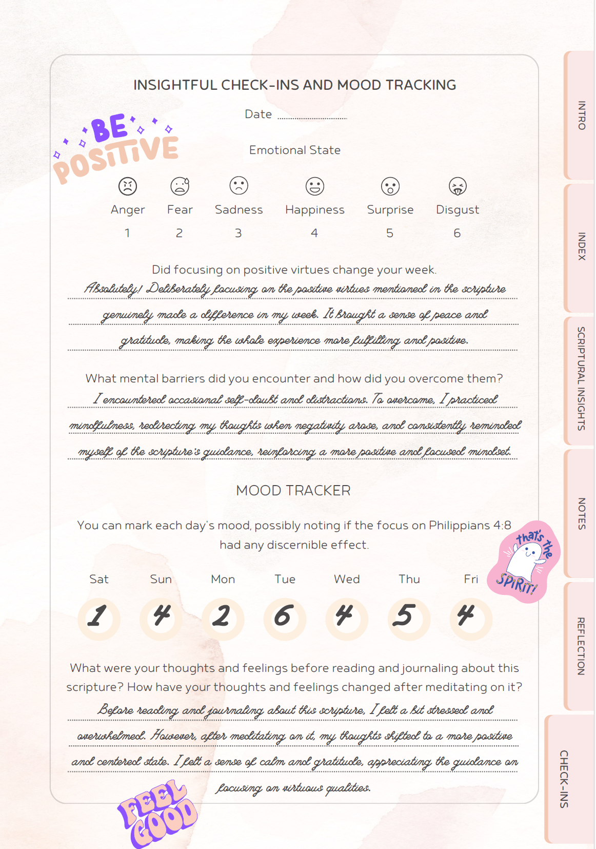 Scripted Mind Foundational Insights Companion Journal: An Interactive Workbook for Personal Growth and Spiritual Enlightenment with 2026 Full-Year Calendar (Digital  - PDF)