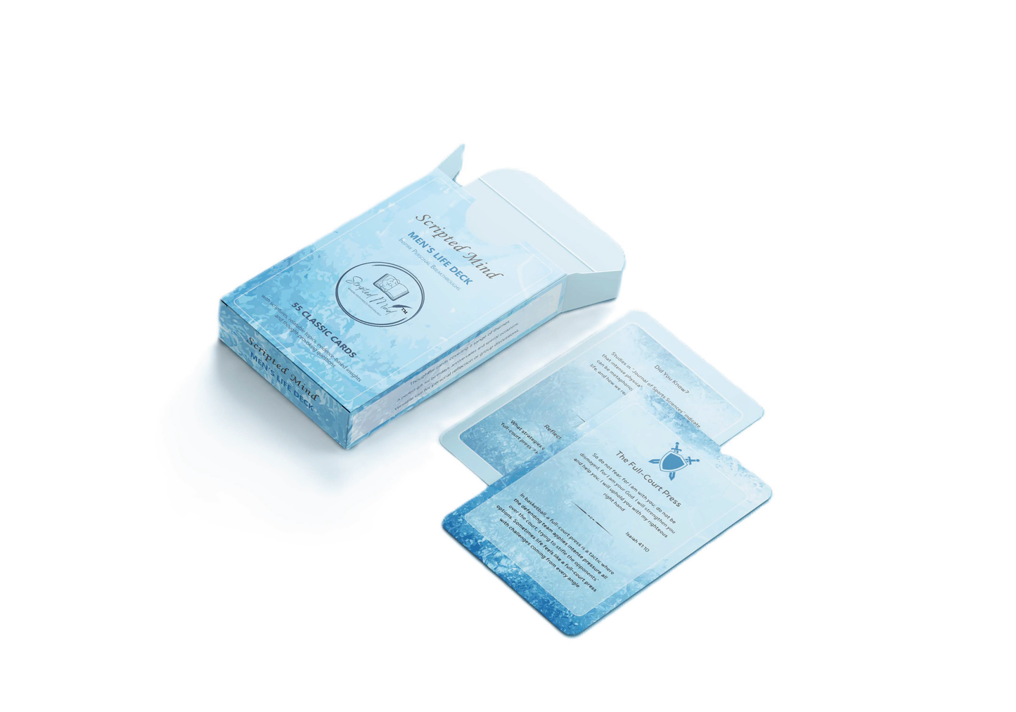 Scripted Mind Men’s Life Deck: 55 Classic Cards