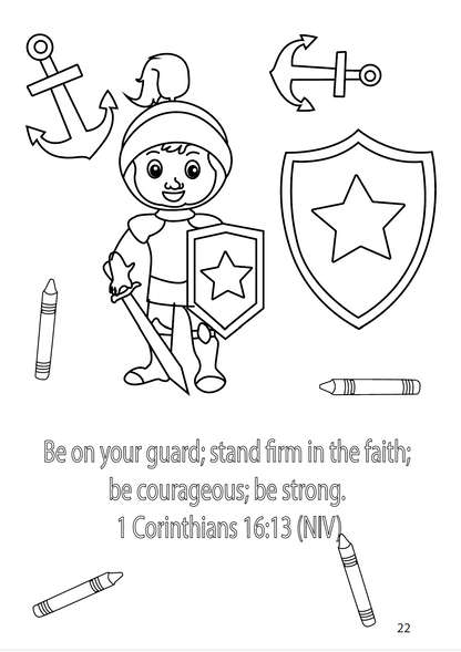 Scripted Mind Colors of Wisdom Coloring Book for Children: 46 Pages of Engaging Images and Inspiring Scriptures – An Artistic Journey of Faith, Psychology, and Creativity