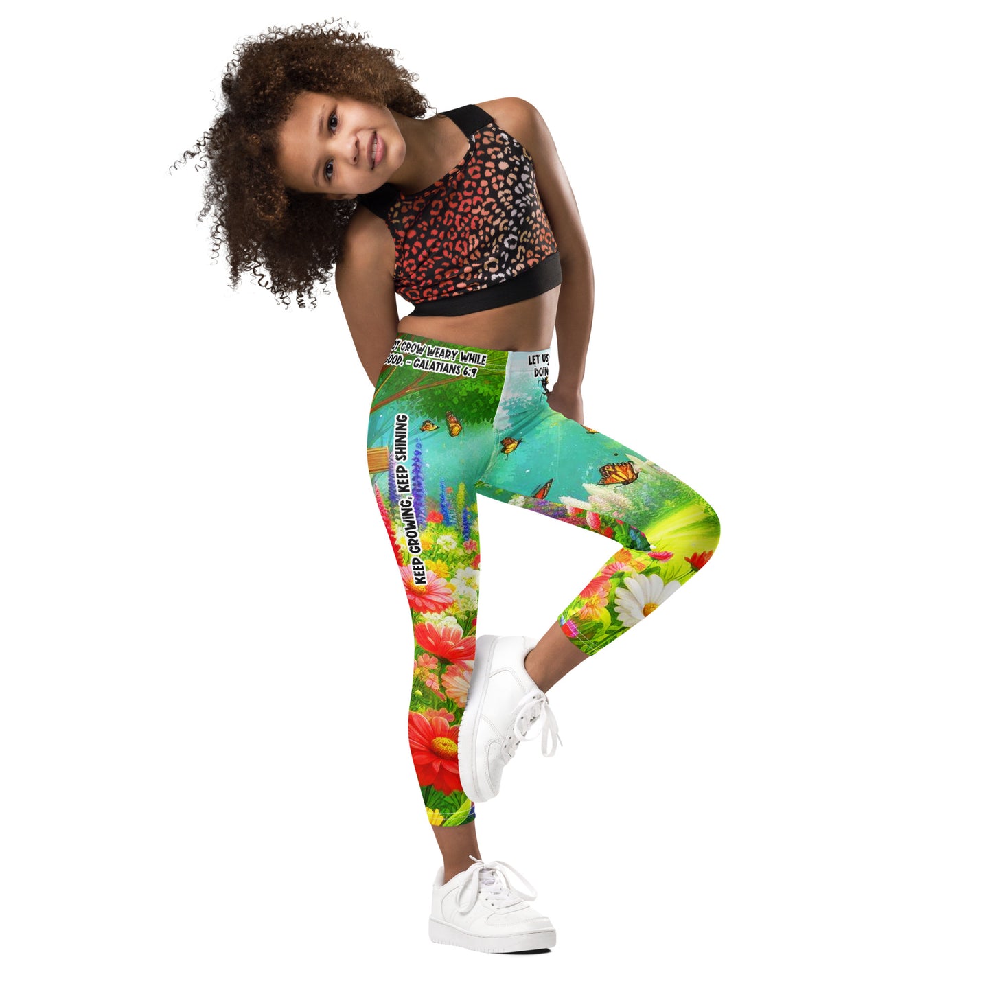 Blossom Bright Kids Leggings