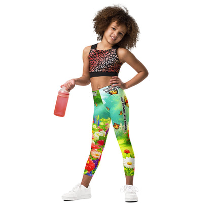 Blossom Bright Kids Leggings