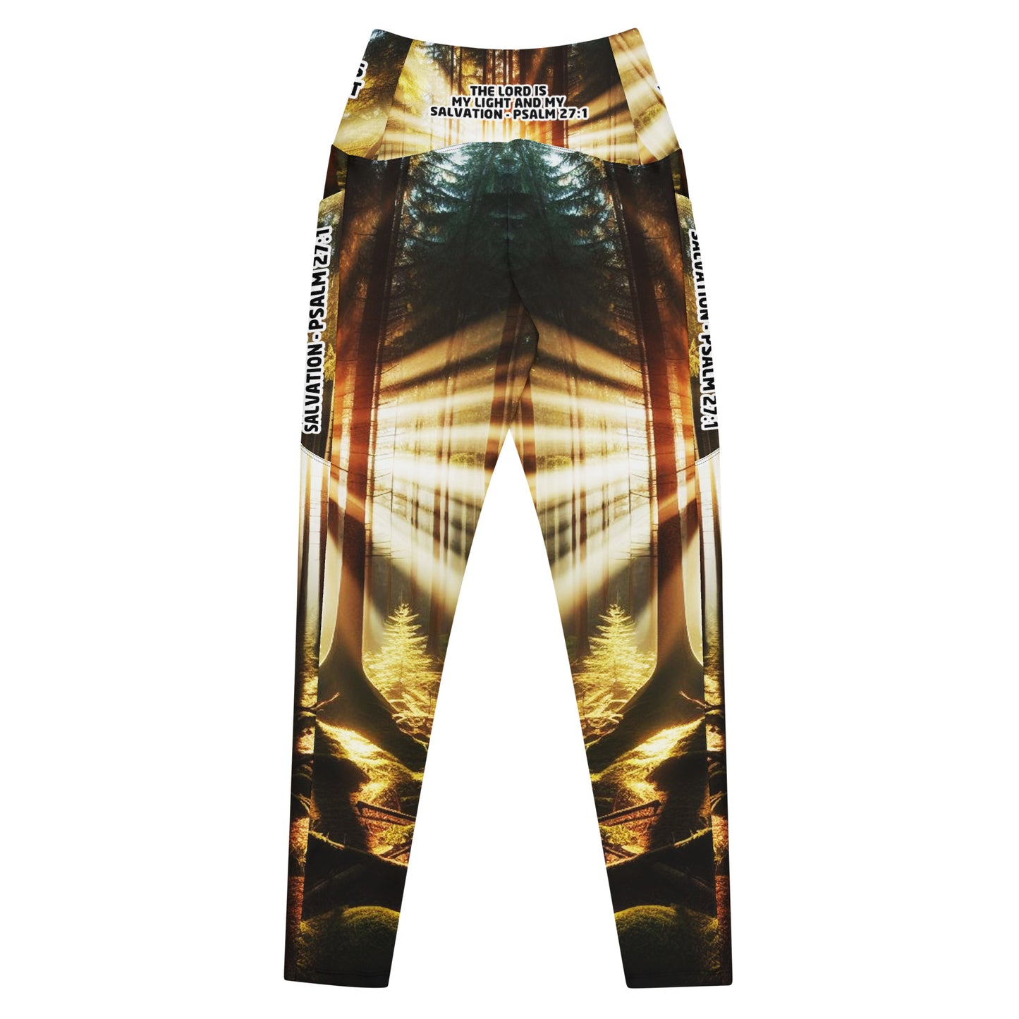 Crossover leggings with pockets - Guided by Light