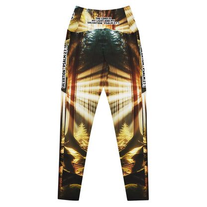 Crossover leggings with pockets - Guided by Light