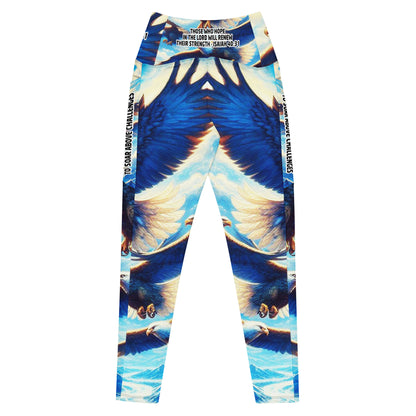 Crossover Leggings with Pockets - Wings of Hope