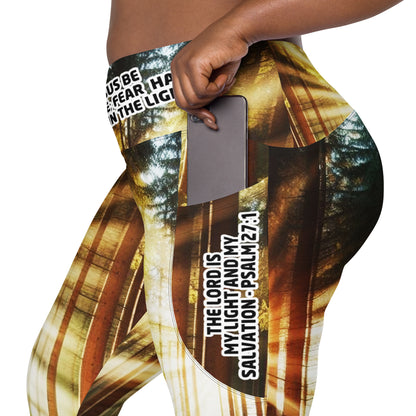 Crossover leggings with pockets - Guided by Light