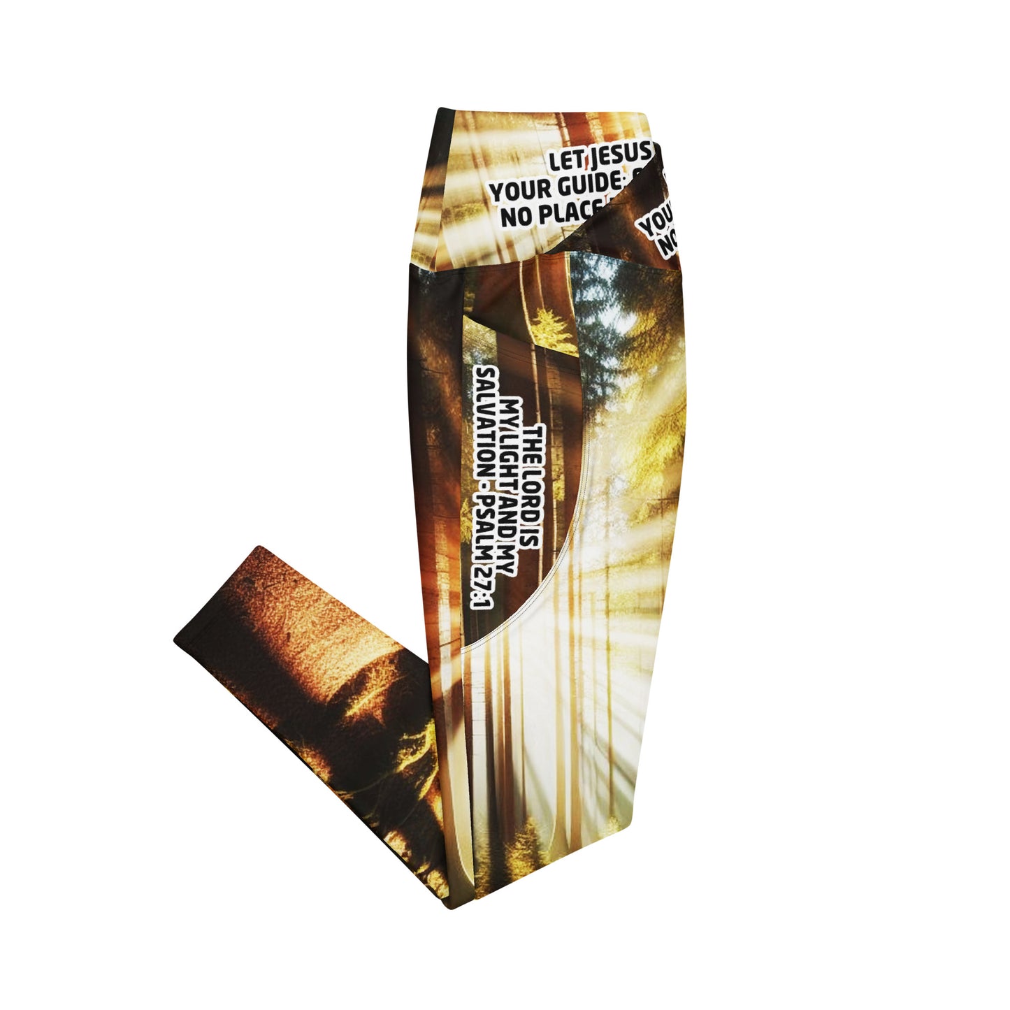 Crossover leggings with pockets - Guided by Light