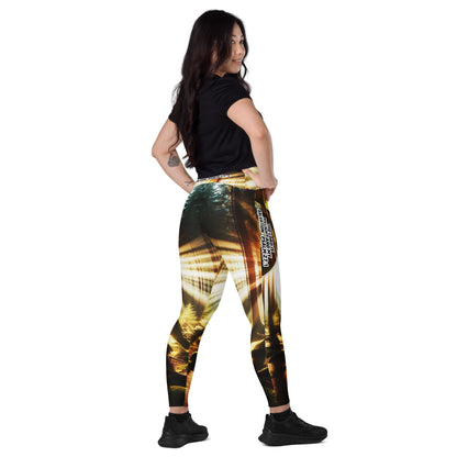 Crossover leggings with pockets - Guided by Light