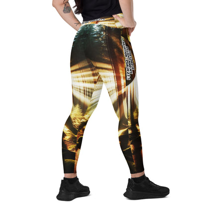 Crossover leggings with pockets - Guided by Light