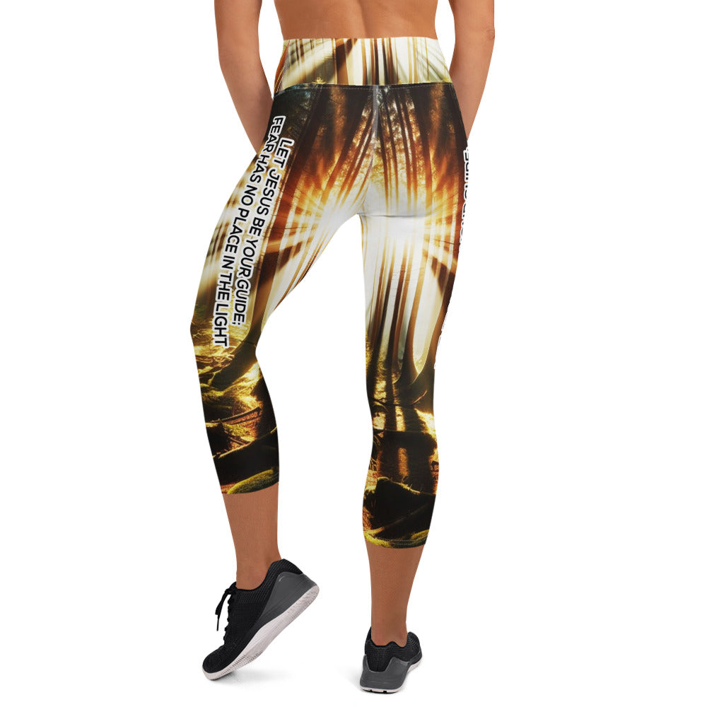 Yoga Capri Leggings - Guided by Light