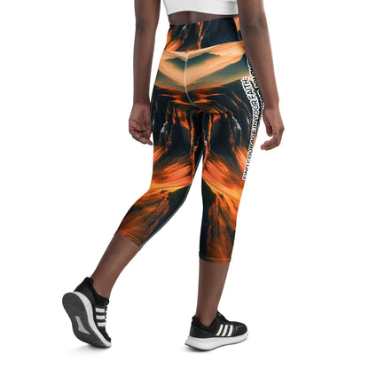Yoga Capri Leggings - Courageous Spirit