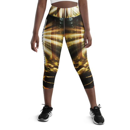 Yoga Capri Leggings - Guided by Light