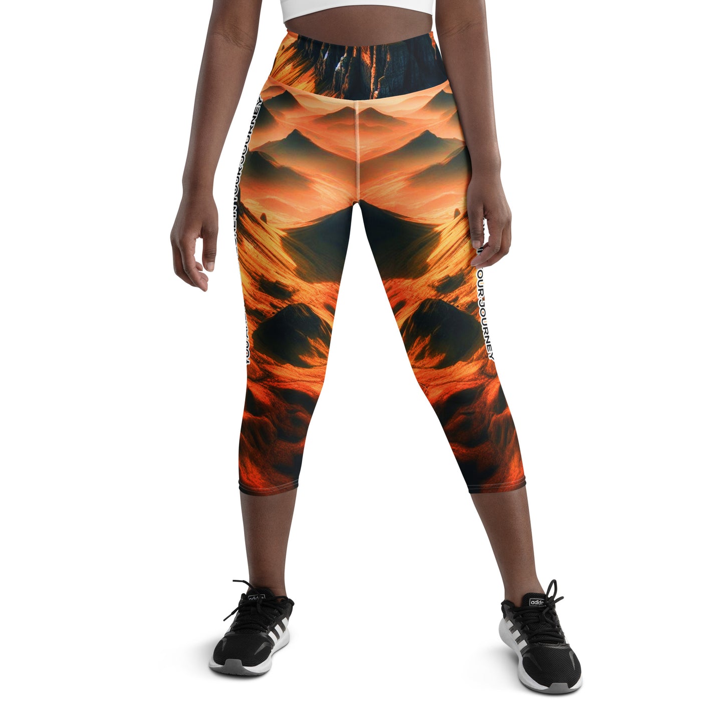 Yoga Capri Leggings - Courageous Spirit