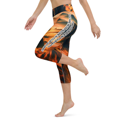 Yoga Capri Leggings - Courageous Spirit