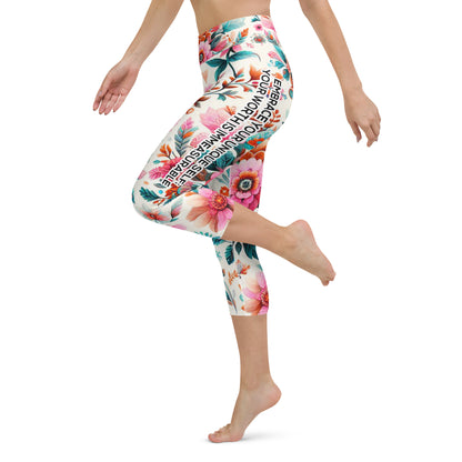 Yoga Capri Leggings - Fearfully & Wonderfully Made