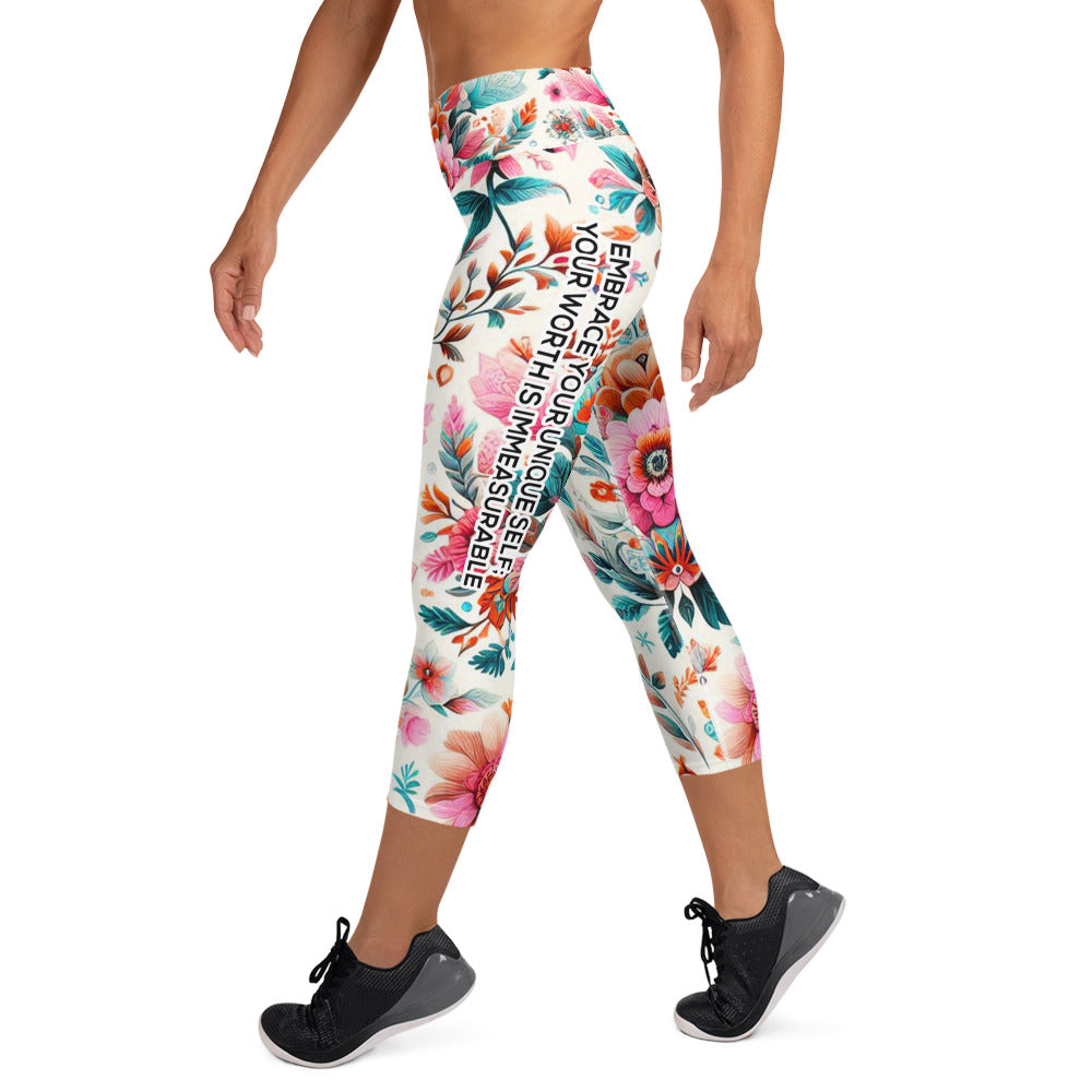 Yoga Capri Leggings - Fearfully & Wonderfully Made